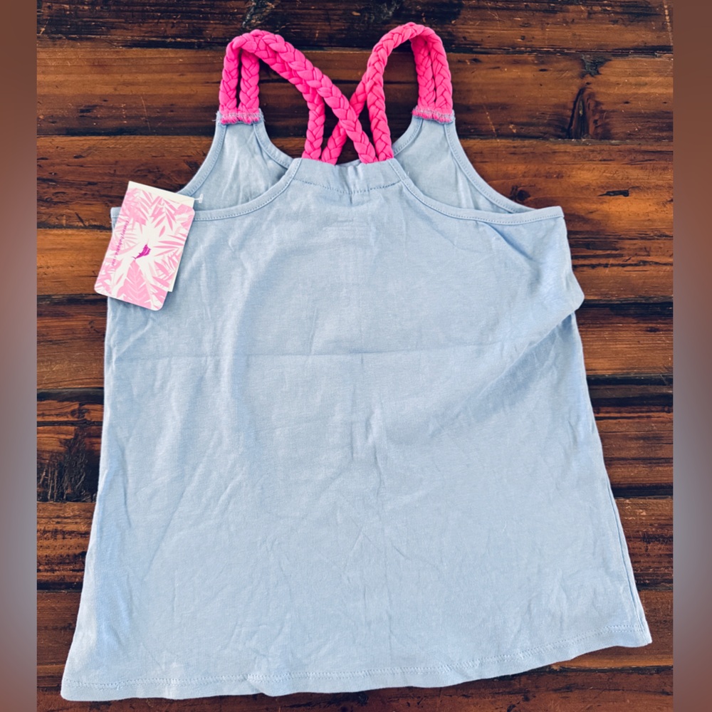 Blue Shell Tank Top and Pink Shell Skirt Set - Picture 7 of 7